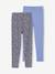 Pack of 2 Basics Leggings for Girls dark grey+dusky pink+indigo+khaki+sage green 