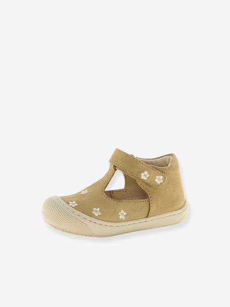 NATURINO ankle boot for children beige+lavender 