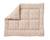 Cotton Muslin Floor Mattress / Play Mat with Floral Print printed white 