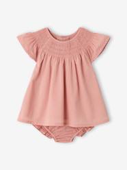 Baby-Dress and bloomer set for baby girls in cotton 