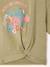 Short Sleeve T-Shirt for Girls ecru+khaki 
