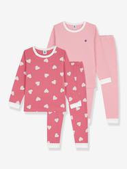 Girls-Pack of 2 cotton pyjamas Petit Bateau 