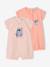Pack of 2 Stitch playsuit bodysuits peach 