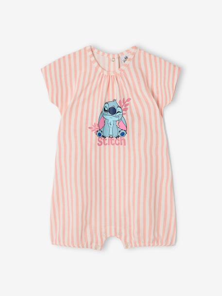 Pack of 2 Stitch playsuit bodysuits peach 
