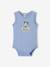 Pack of 2 sleeveless baby boy bodysuits denim blue 
