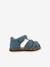 Girls' BERLINGOT sandals denim blue+rose 