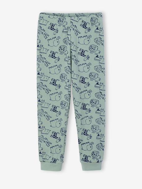 Boy's jungle pyjamas sage green 