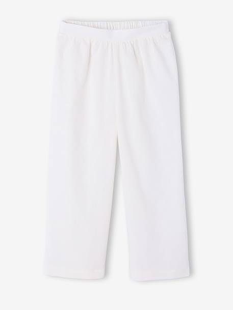 Set of trousers and top with braces white 
