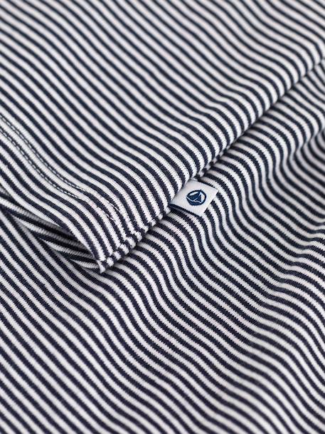 Set of Petit Bateau pyjamas with braces navy blue 
