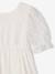 Bohemian girl's dress with lace sleeves white 