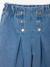 Girls’ Wide-Leg Denim Trousers medium blue 
