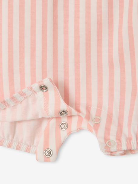 Pack of 2 Stitch playsuit bodysuits peach 