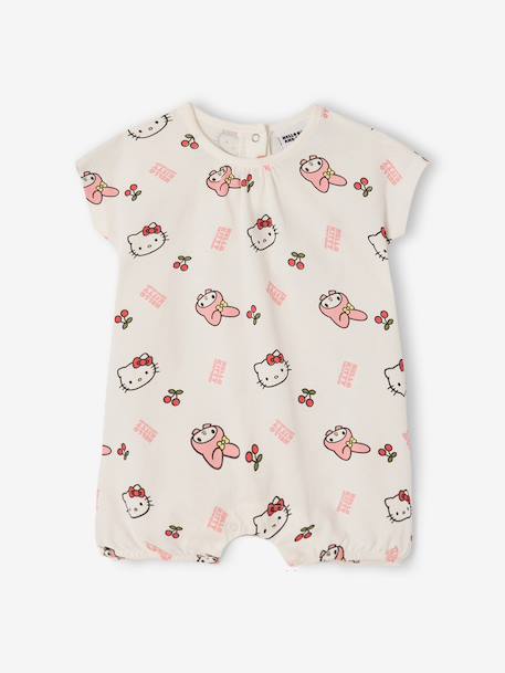 Pack of 2 HELLO KITTY cherry print bodysuit sleepsuits sweet pink 