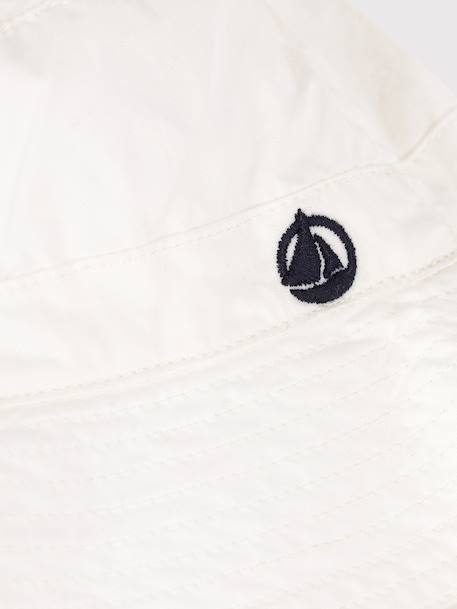 Bucket hat in baby twill white 