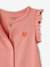 Pack of 2 organic cotton baby girl playsuits ecru 
