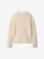 Jonen girl's cable knit jumper vanilla 