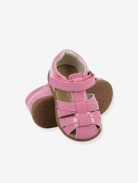 Girls' BERLINGOT sandals denim blue+rose 
