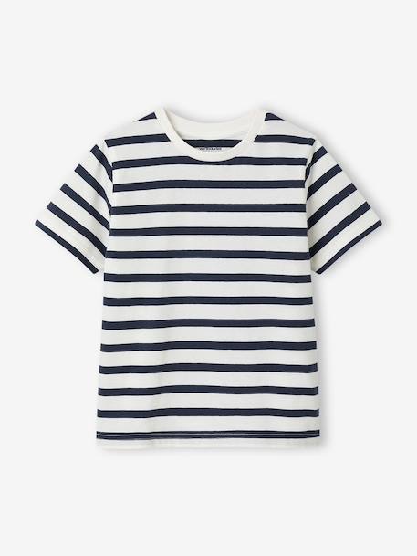 Pack of 3 short-sleeved t-shirts almond green+caramel+navy blue+pecan nut+petrol blue+sage green 