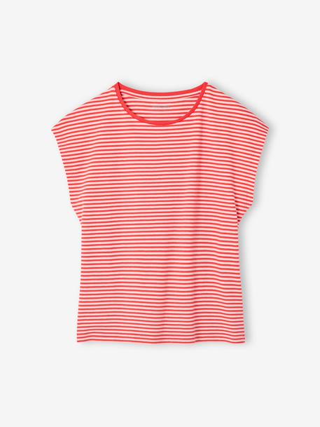 Pack of 3 girls' short-sleeved t-shirts - BASICS pale blue+rosy 