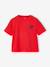 Plain Basics T-Shirt for Girls apricot+red 