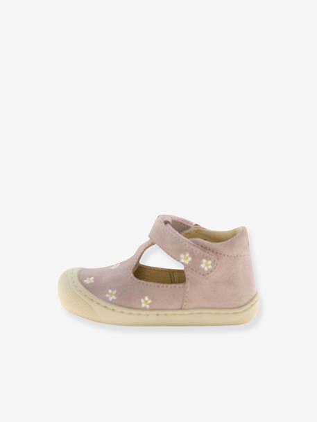 NATURINO ankle boot for children beige+lavender 
