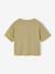 Short Sleeve T-Shirt for Girls ecru+khaki 