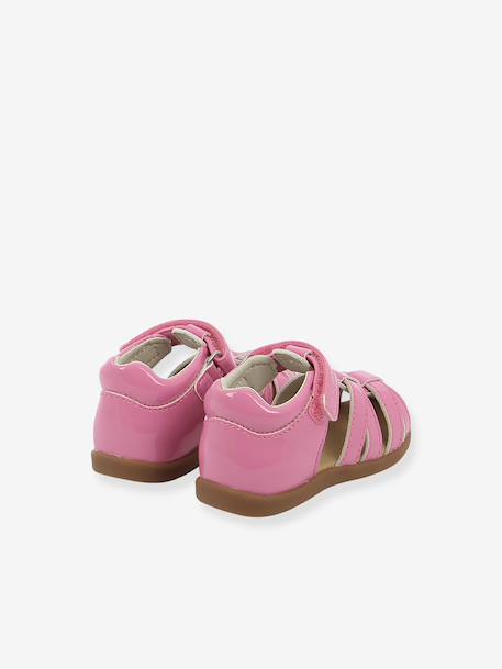 Girls' BERLINGOT sandals denim blue+rose 