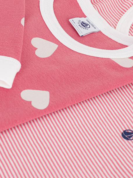 Pack of 2 cotton pyjamas Petit Bateau white 