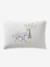 MISSION SAFARI duvet cover and pillowcase bedding set in cotton gauze, with recycled cotton ecru 