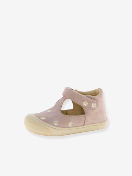 NATURINO ankle boot for children beige+lavender 