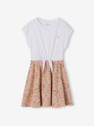 Girls-2-in-1 effect dress for girls 