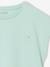 Plain Basics T-Shirt for Girls aqua green+ecru+navy blue+sweet pink 