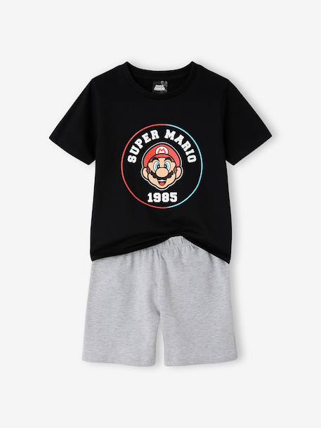 Boy's SUPER MARIO pyjama shorts black 