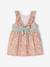 Baby girl's dress with bow and back opening multicoloured 