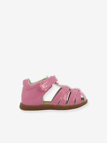 Girls' BERLINGOT sandals denim blue+rose 
