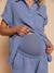 Nursing clothes maternity short pyjamas chambray blue 