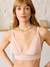 Pack of 2 triangle nursing bras rosy 