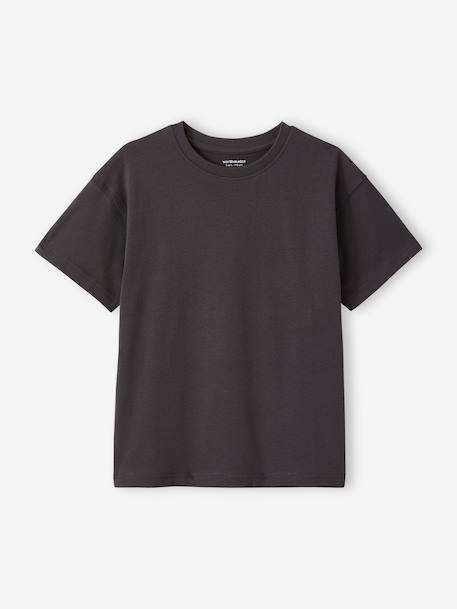 Pack of 3 plain boys' t-shirts - BASICS olive+sky blue 