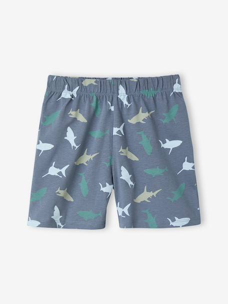 Pack of 2 cotton pyjamas for boys emerald green 