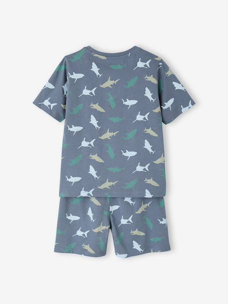 Pack of 2 cotton pyjamas for boys emerald green 