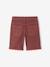 Boy's 5-pocket bermuda shorts clay beige+emerald green+grey blue+terracotta 