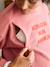 Sweatshirt for nursing clothes old rose 
