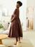 Maternity midi dress chocolate 