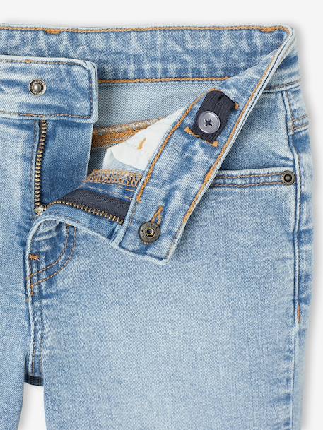Boy's adjustable waist denim bermuda shorts double stone+stone 