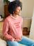 Sweatshirt for nursing clothes old rose 