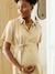 Nursing clothes midi dress beige 