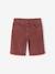 Boy's 5-pocket bermuda shorts clay beige+emerald green+grey blue+terracotta 
