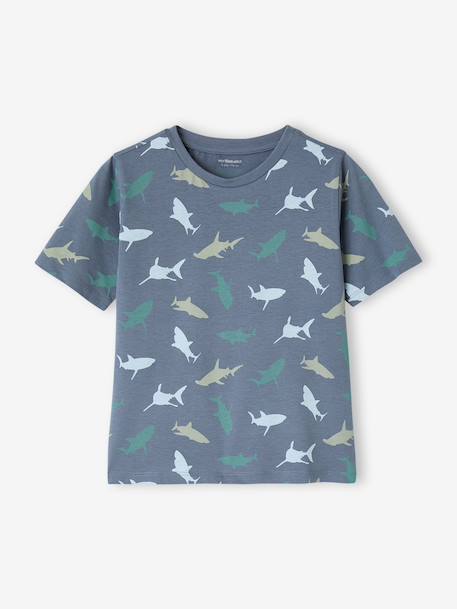 Pack of 2 cotton pyjamas for boys emerald green 