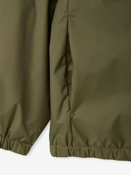 Lightweight zipped windcheater for boys khaki 