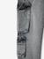 Loose fit denim battle trousers for boys bleached denim+denim grey 